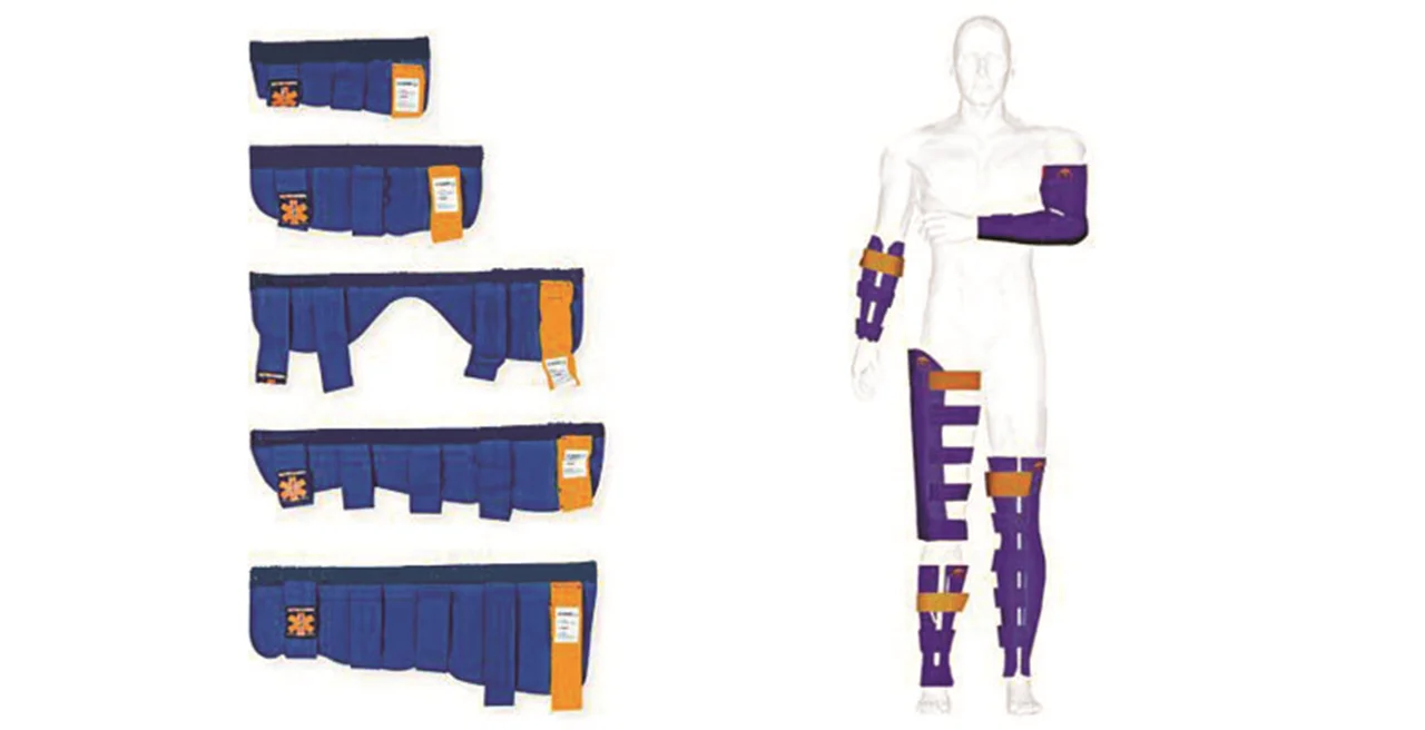 آتل پنج تکه اندام بلو